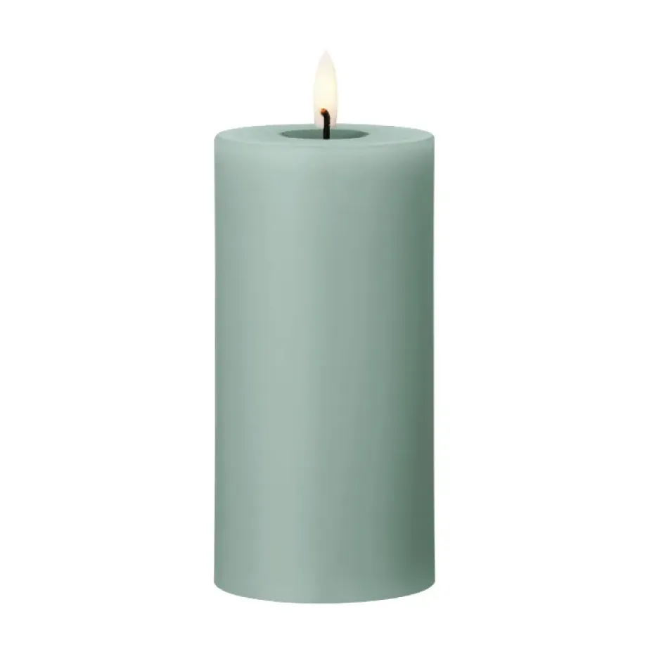 ester & erik blockljus LED, 67 Jade stone, 15 cm