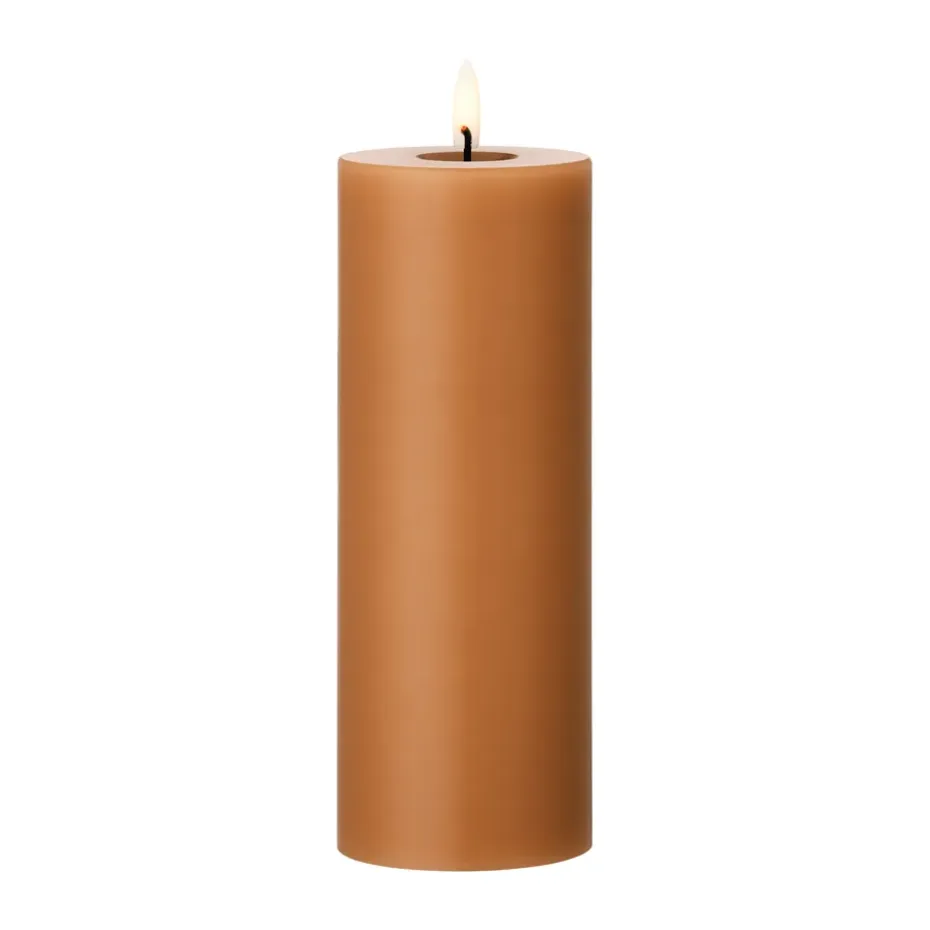 ester & erik blockljus LED, 23 Raw Toffee, 20 cm