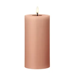 ester & erik blockljus LED, 20 Rosy caramel, 15 cm