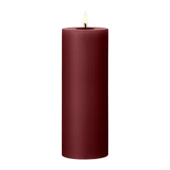 ester & erik blockljus LED, 44/2 Deep Wine, 20 cm
