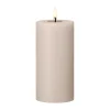ester & erik blockljus LED, 22 Linen Grey, 15 cm