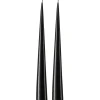 ester & erik konljus 37 cm 2-pack lackad, Raw black 75-0
