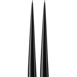 ester & erik konljus 37 cm 2-pack lackad, Raw black 75-0