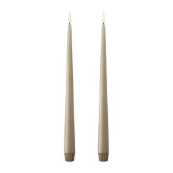 ester & erik kronljus LED 2-pack, 18 Nougat note , 30 cm