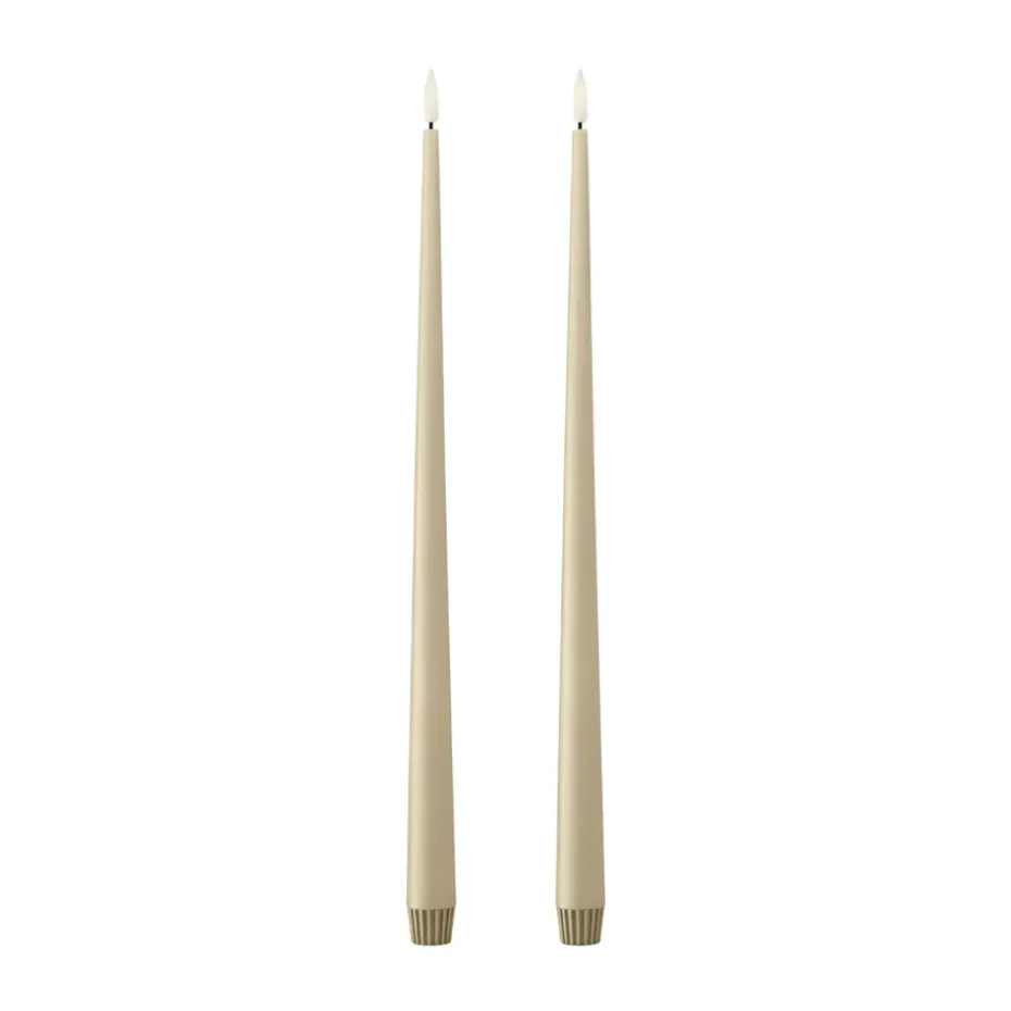ester & erik kronljus LED 2-pack, 14 Pale ginger, 40 cm