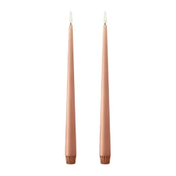 ester & erik kronljus LED 2-pack, 20 Rosy caramel , 30 cm