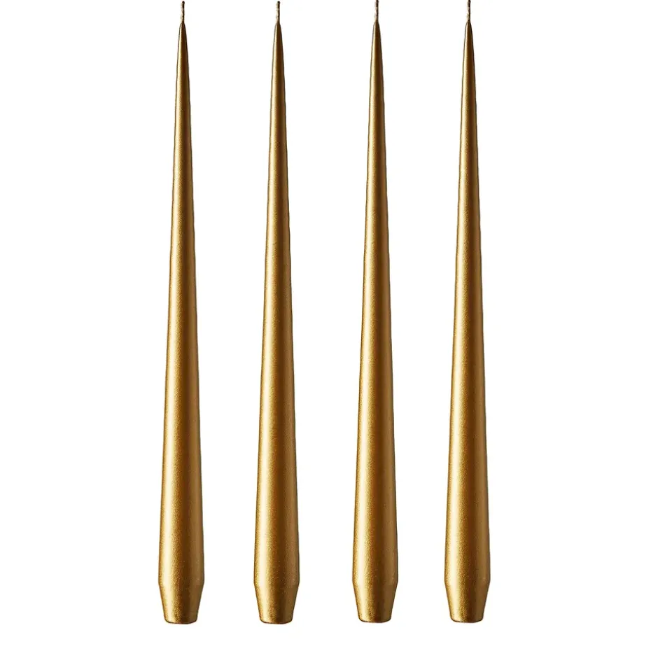 ester & erik ljus 32 cm 4-pack metallic, Gold