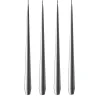 ester & erik ljus 32 cm 4-pack metallic, Silver