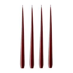 ester & erik ljus lackad 4-pack, vinröd, 42 cm