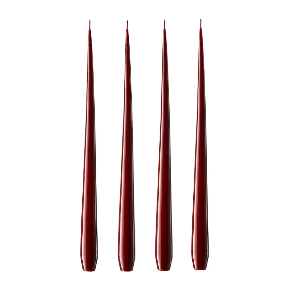 ester & erik ljus lackad 4-pack, vinröd, 42 cm
