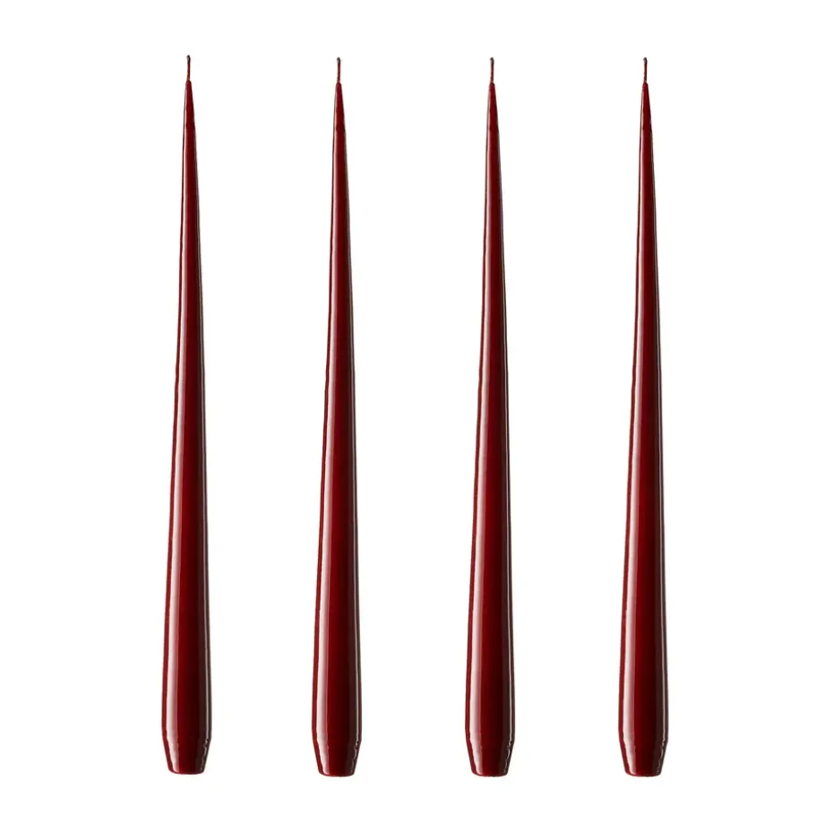 ester & erik ljus lackad 4-pack, Wine, 32 cm
