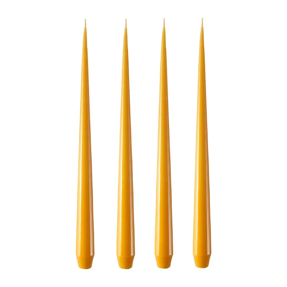 ester & erik ljus lackad 4-pack, honey balm, 42 cm