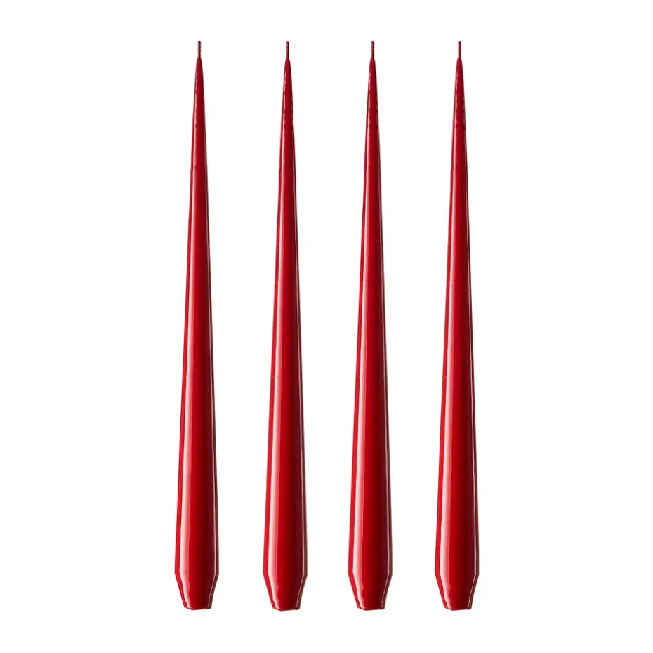 ester & erik ljus lackad 4-pack, winter berry, 42 cm