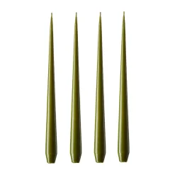 ester & erik ljus lackad 4-pack, olive glow, 32 cm