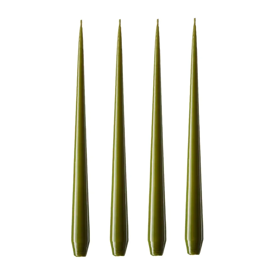 ester & erik ljus lackad 4-pack, olive glow, 32 cm