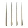 ester & erik ljus lackad 4-pack, linen grey, 32 cm