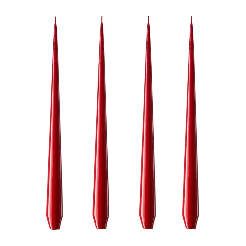 ester & erik ljus lackad 4-pack, winter berry, 32 cm