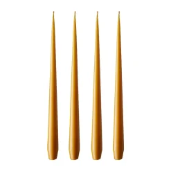 ester & erik ljus 4-pack matt, mörk saffran, 42 cm