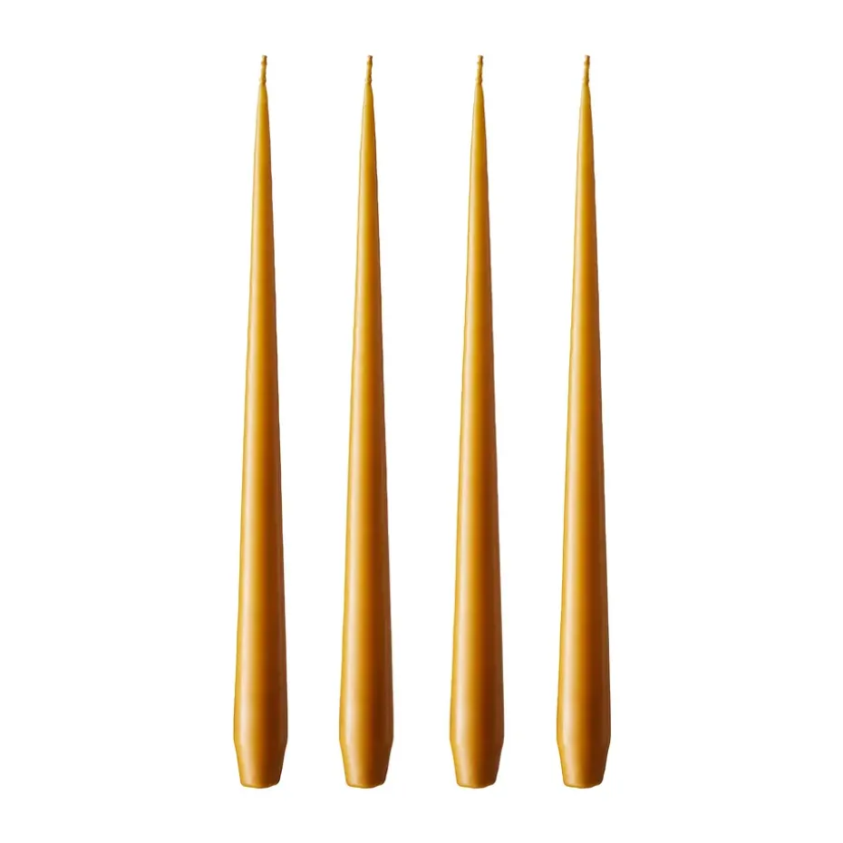 ester & erik ljus 4-pack matt, mörk saffran, 42 cm