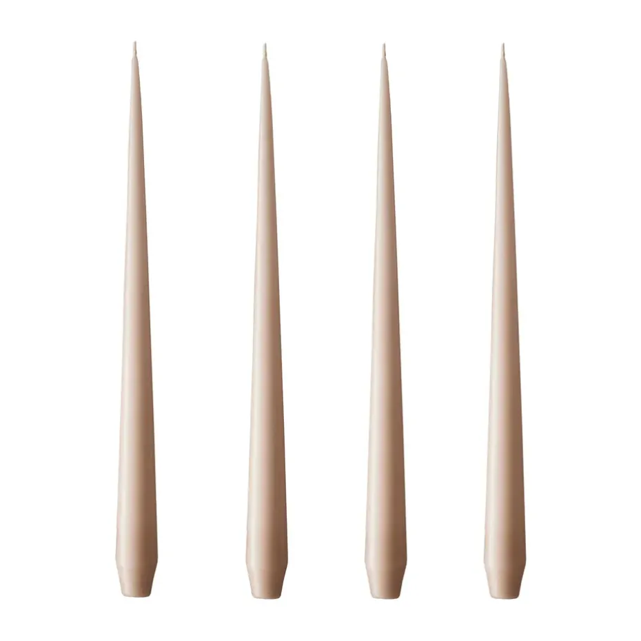 ester & erik ljus 4-pack matt, ice latte, 32 cm