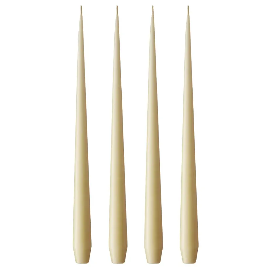ester & erik ljus 4-pack matt, Pale ginger 14, 42 cm