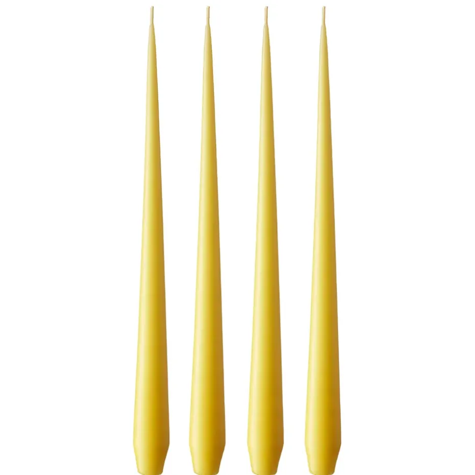 ester & erik ljus 4-pack matt, Lemon drop 15, 42 cm