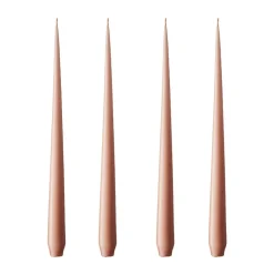 ester & erik ljus 4-pack matt, rosy caramel, 32 cm