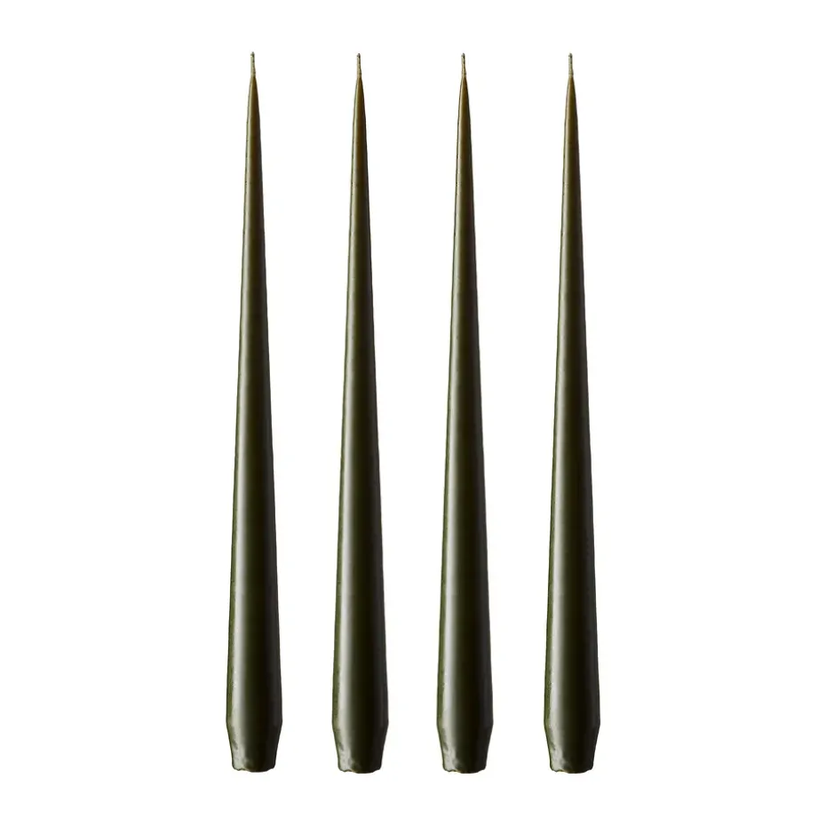 ester & erik ljus 4-pack matt, mörk deep forest, 42 cm