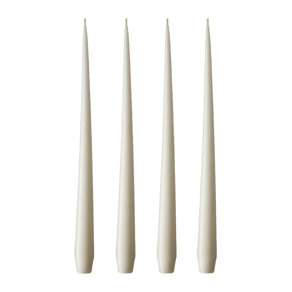 ester & erik ljus 4-pack matt, ivory, 42 cm