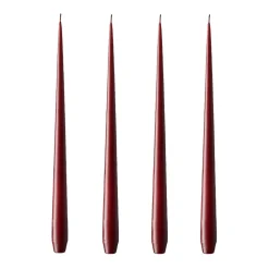 ester & erik ljus 4-pack matt, Wine, 32 cm