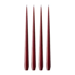 ester & erik ljus 4-pack matt, Deep wine 44/2, 42 cm
