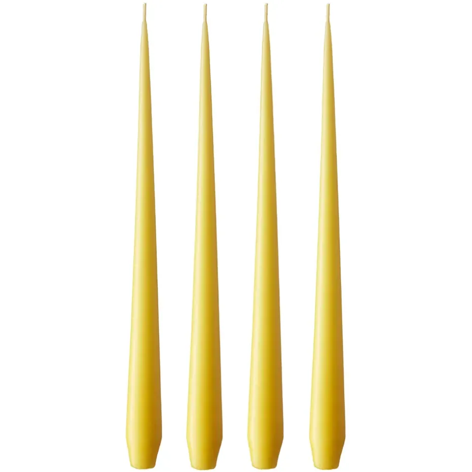 ester & erik ljus 4-pack matt, Lemon drop 15, 32 cm