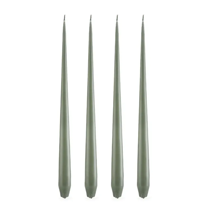 ester & erik ljus 4-pack matt, green soil, 42 cm
