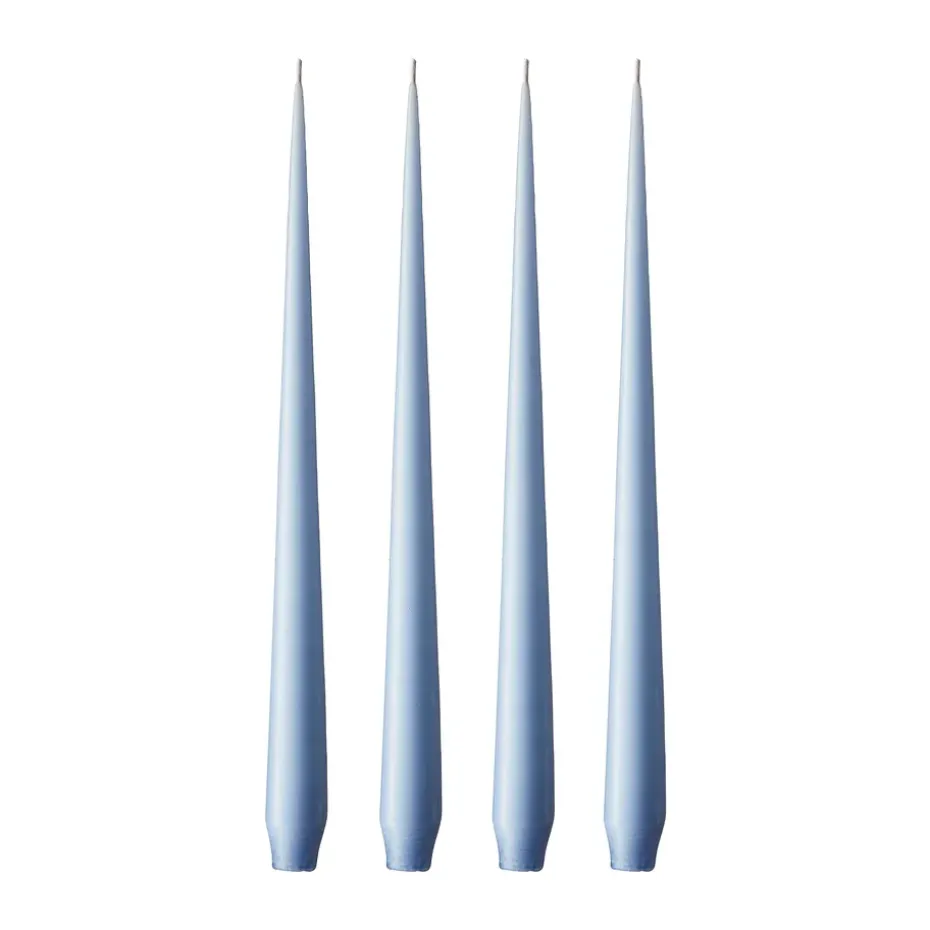 ester & erik ljus 4-pack matt, icy lavender, 42 cm