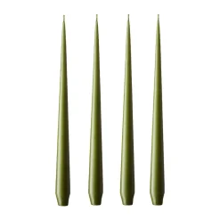 ester & erik ljus 4-pack matt, olive glow, 42 cm