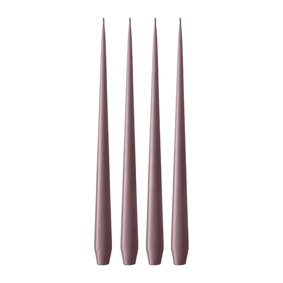 ester & erik ljus 4-pack matt, Winter rose 84, 32 cm