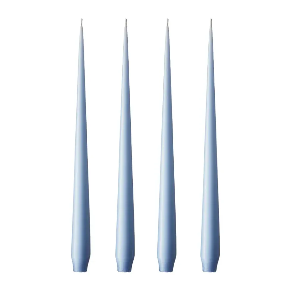 ester & erik ljus 4-pack matt, icy lavender, 32 cm