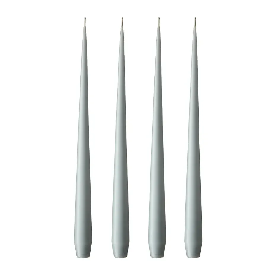ester & erik ljus 4-pack matt, concrete, 42 cm