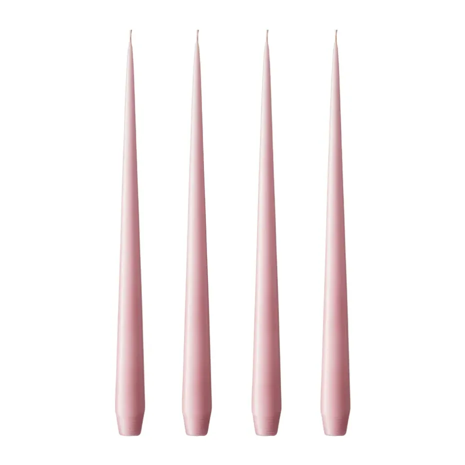 ester & erik ljus 4-pack matt, old rose, 32 cm