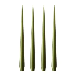 ester & erik ljus 4-pack matt, olive glow, 32 cm