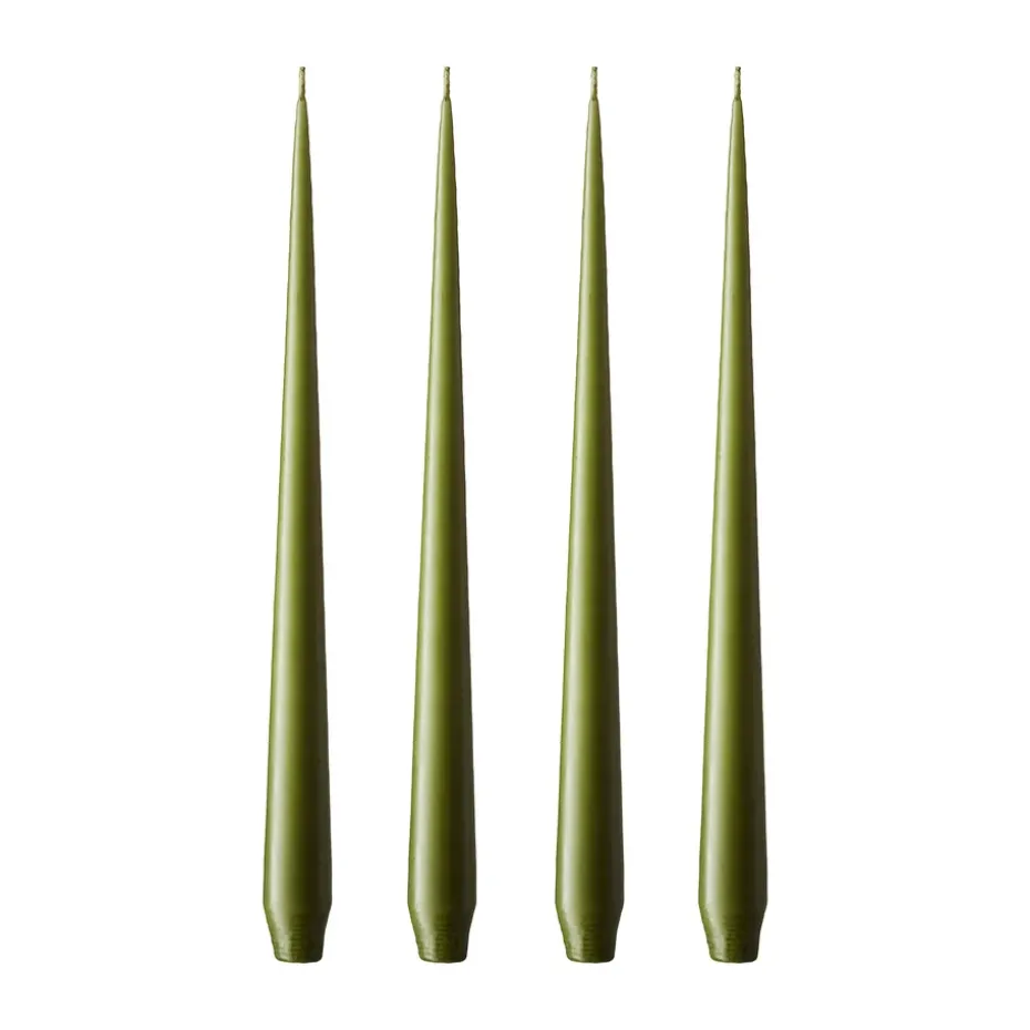 ester & erik ljus 4-pack matt, olive glow, 32 cm