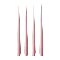 ester & erik ljus 4-pack matt, old rose, 42 cm