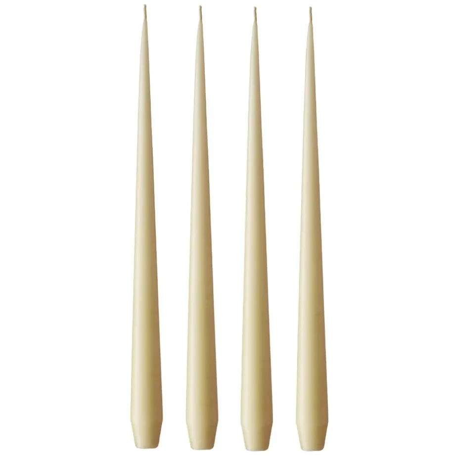 ester & erik ljus 4-pack matt, Pale ginger 14, 32 cm