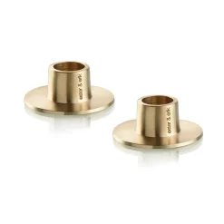 ester & erik ljusstake matt 2-pack, Guld