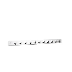 Etcetera 11 kroklist, vit lack