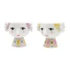 Eva ljuslykta Ø6,5 cm 2-pack, Gul-lavender