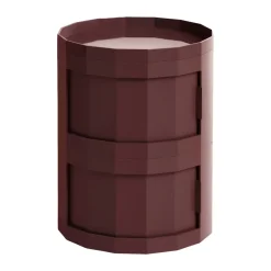 Facet Cabinet 20 sidobord, Burgundy