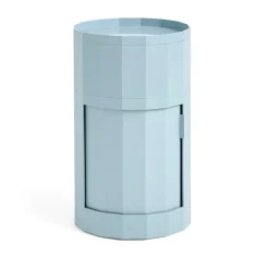 Facet Cabinet 101 sidobord, Misty blue