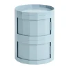 Facet Cabinet 20 sidobord, Misty blue