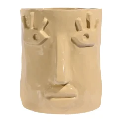 Facy kruka L 24x19x22 cm, Beige